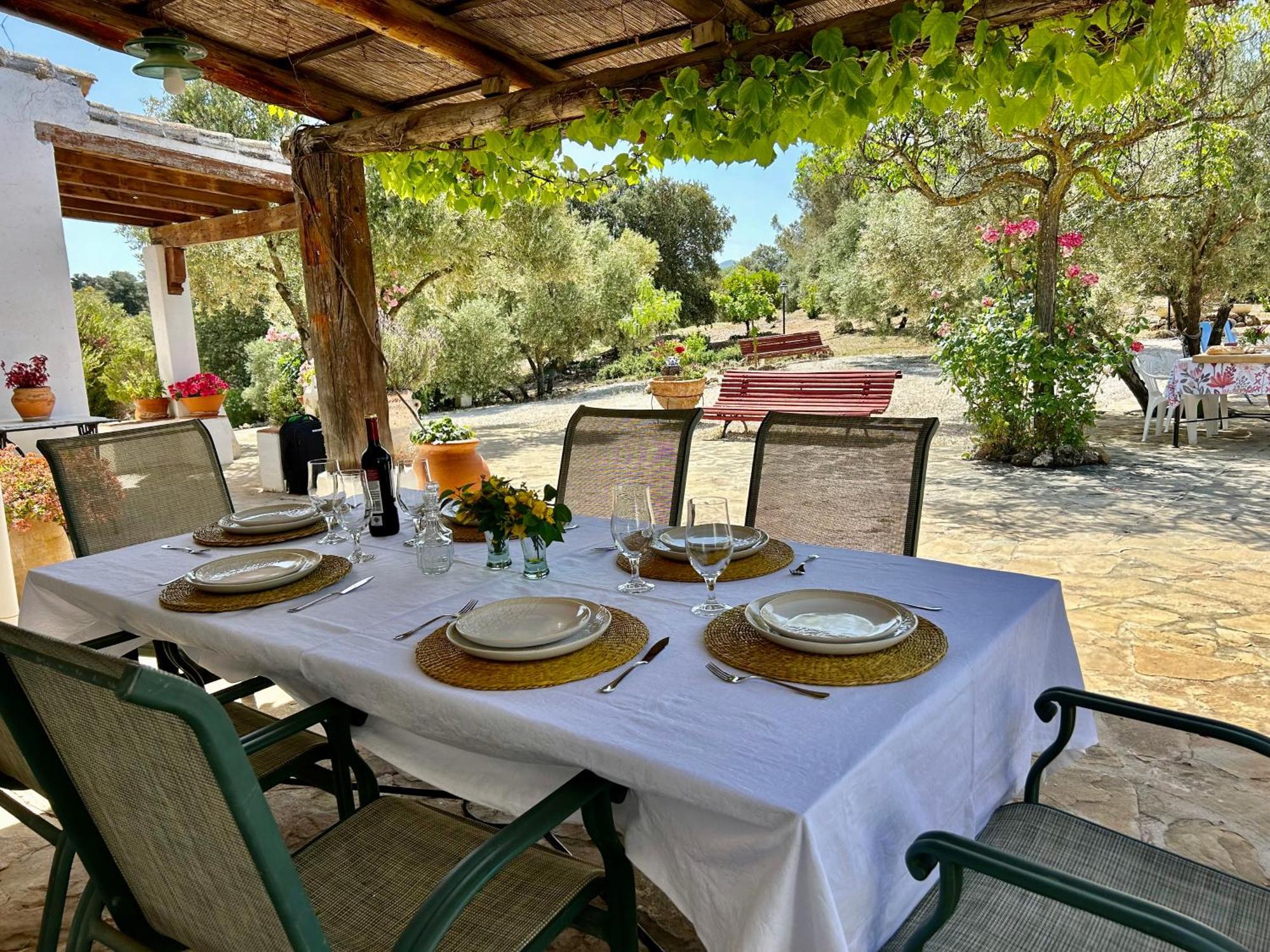 Refugio Andaluz Con Piscina Entre Olivos Villanueva de Tapia מראה חיצוני תמונה