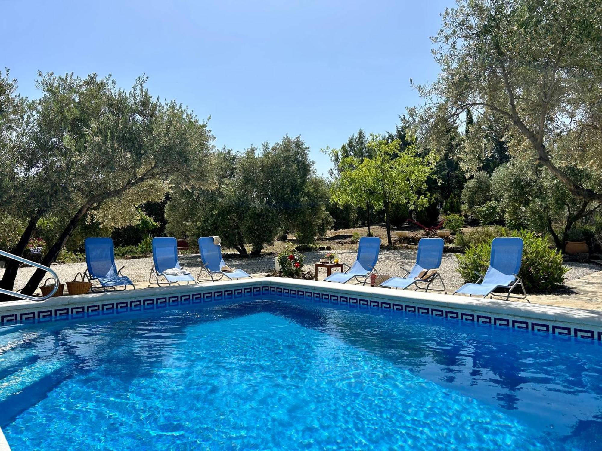 Refugio Andaluz Con Piscina Entre Olivos Villanueva de Tapia מראה חיצוני תמונה