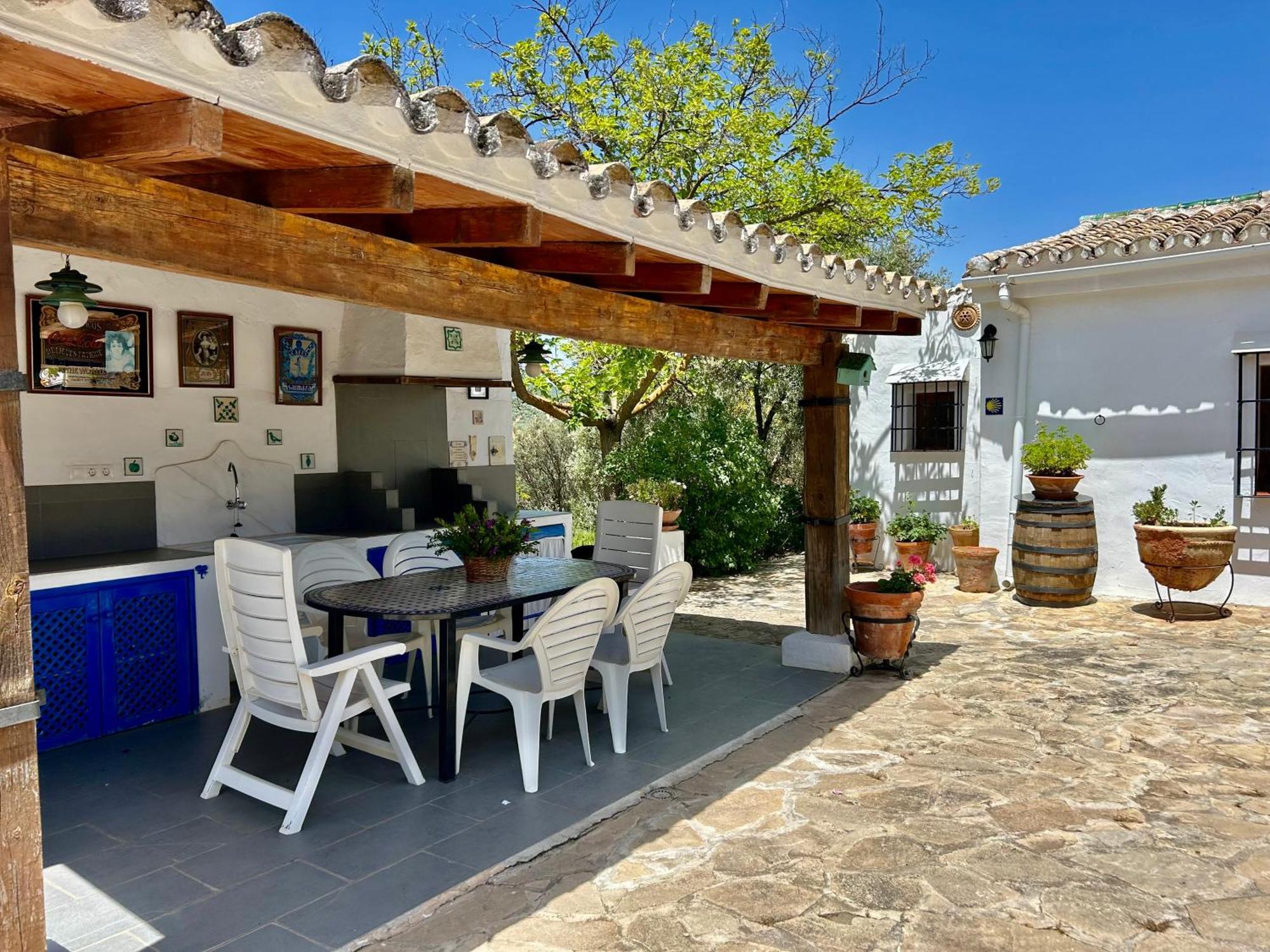 Refugio Andaluz Con Piscina Entre Olivos Villanueva de Tapia מראה חיצוני תמונה